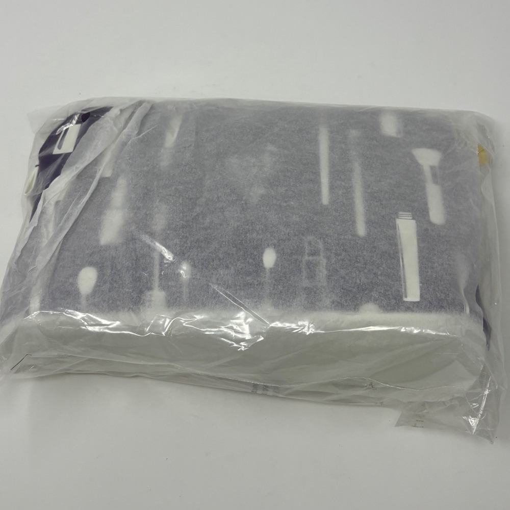 Younique 7th Anniversary Makeup Bag Purple White Cosmetic Pouch NEW - Picture 6 of 6